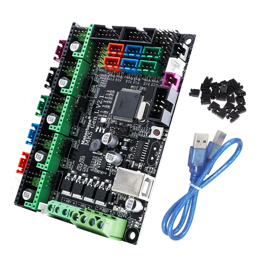 RAMPS MKS Gen-L V 2.1 1.0 Control Board 3D Printer Parts With TMC2209 TMC2208 Uart Mode Gen L for Ramps1.4 A4988 DRV8825