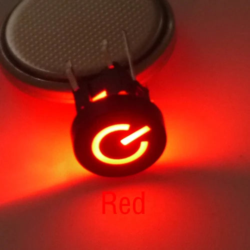 10PCS 6X6X7.2mm illuminated Momentary Tact Switch Button No Loacking 6Pin DIP LED 12V Mini Push Button Switch