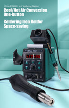 YIHUA 8786D Soldering Iron Hot Air Soldering Station DIY Digital Rework Station Phone Repair BGA SMD Solder Tool Welding Station