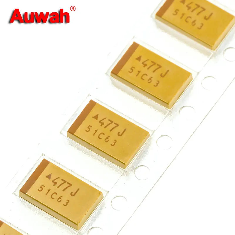 5pcs 470uF 6.3V 7343 Type D SMD Tantalum capacitor TAJD477K006RNJ 477J New original
