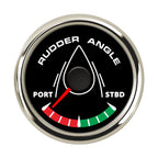 52mm 0-190ohm Waterproof Boat Marine Rudder Angle Indicator With Rudder Angle Sensor 7 color Backlight for Car Truck 12V/24V