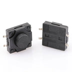 10PCS 12*12*5MM Tact Switch Push Button Switch 12V Copper 4PIN DIP Micro Waterproof Switch Button for TV Toys Home Use Button