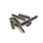 10pcs 2.0mm Pitch 2X40P SMD Double Row 1X40P Single Row Gold-plated Cuttable Breakable Pcb Male Pin Header Connector