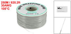 0.58mm Wire OD 200M 250M Electrical Wire Wrapping Wire Tin Plated Copper Wire PCB Solder Cable P/N DM-30-1000 30 AWG for Laptop