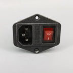 TOMZN 115V 230V Lighted AC Filter Communication Audio Power Supply Filter EMI Anti-Interference CW2B-1A-TL(D2) 3A 6A 10A