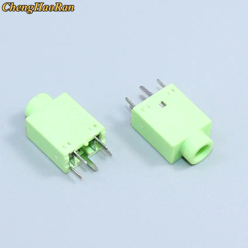 PJ Series 3.5mm Stereo Female Socket with Screw Audio Headphone Jack 3P Vertical Double Channel Connector 393 358 313 306（1-20）