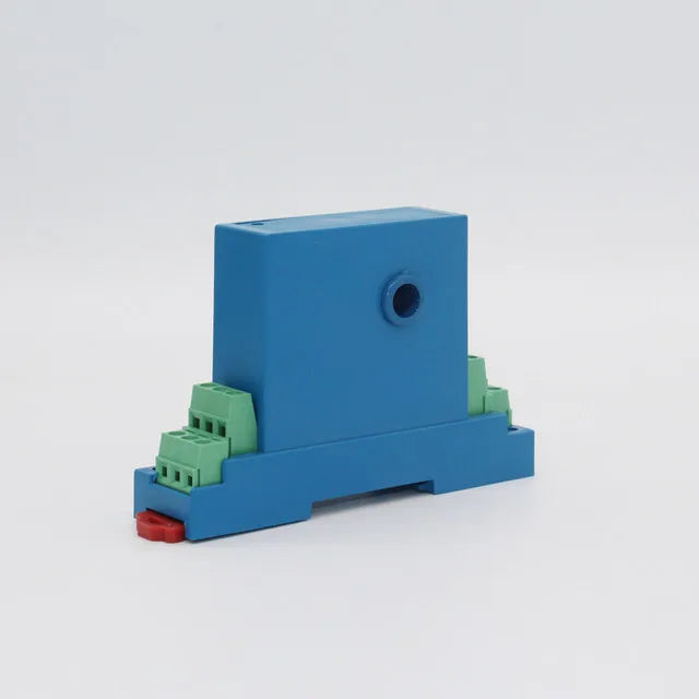 Ampere Transmitter 1A 5A 10A 15A 20A 30A 50A Current Transducer 0-10V 0-5V 4-20mA Output Din-Rail 8mm Perforation