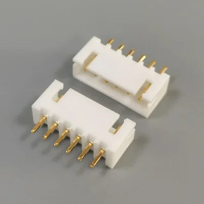 50/100pcs Gold plated XH2.54 2p 3p 4p 5p 6 pin 2.54mm Pitch Terminal Kit / Housing / Pin Header JST Connector Wire Connectors