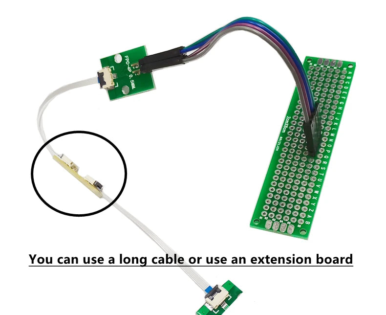 5PCS FFC/FPC Adapter Board 0.5MM-14P to 2.54MM Welded 0.5MM-14P Flip-Top Connector Welded Straight and Bent Pin Headers