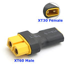 Amass Adapter XT60 to XT90 EC5 EC3 TRX T Deans XT30U Female Male Connectors 4.0mm Banana Plug RC Lipo Battery Control Parts DIY