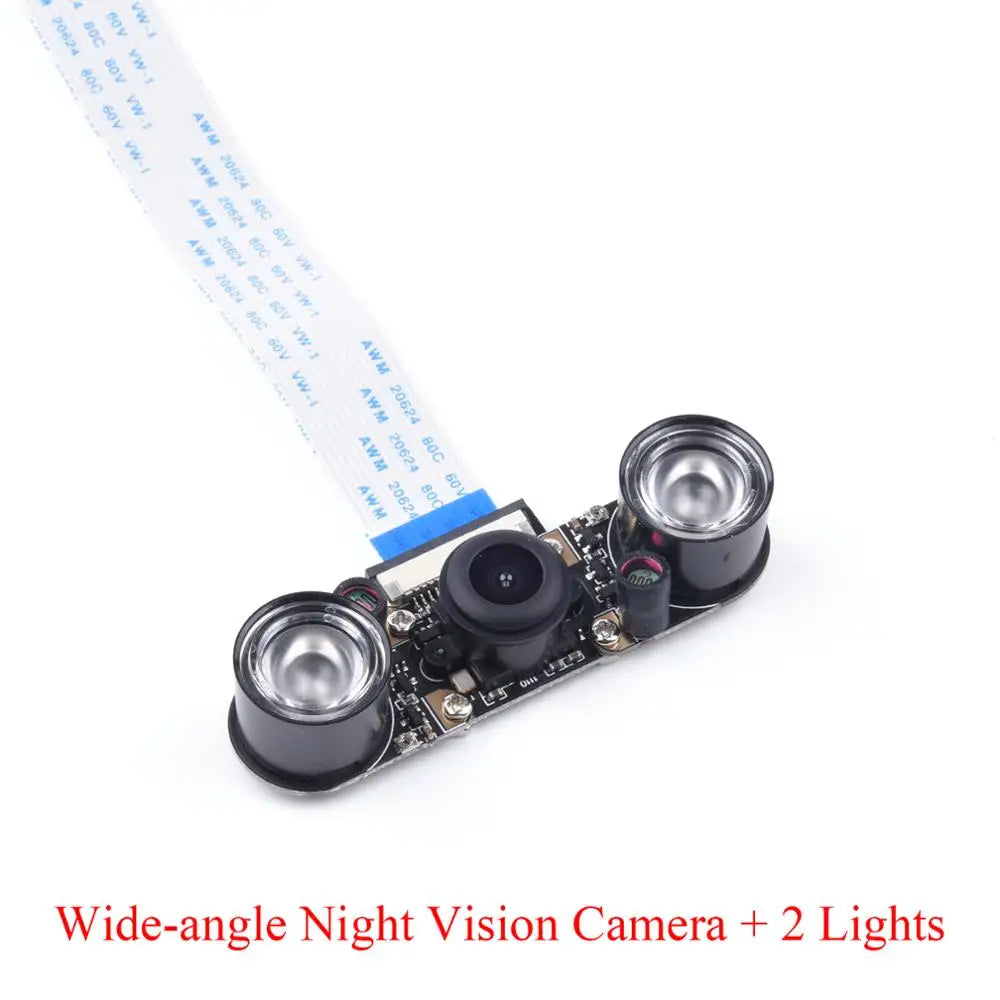 Raspberry Pi 4B Camera Module Night Vision 5MP Webcam With Infrared IR Sensor LED Light For Raspberry Pi 4B/3B+/3B