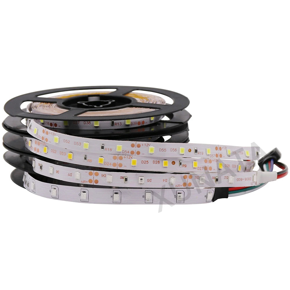 5M LED Strip SMD 5050 5054 LED Tape Waterproof Ribbon Diode 12V 2835 Flexible Neon Lights 60/120Leds/m LED Lights for Room Decor