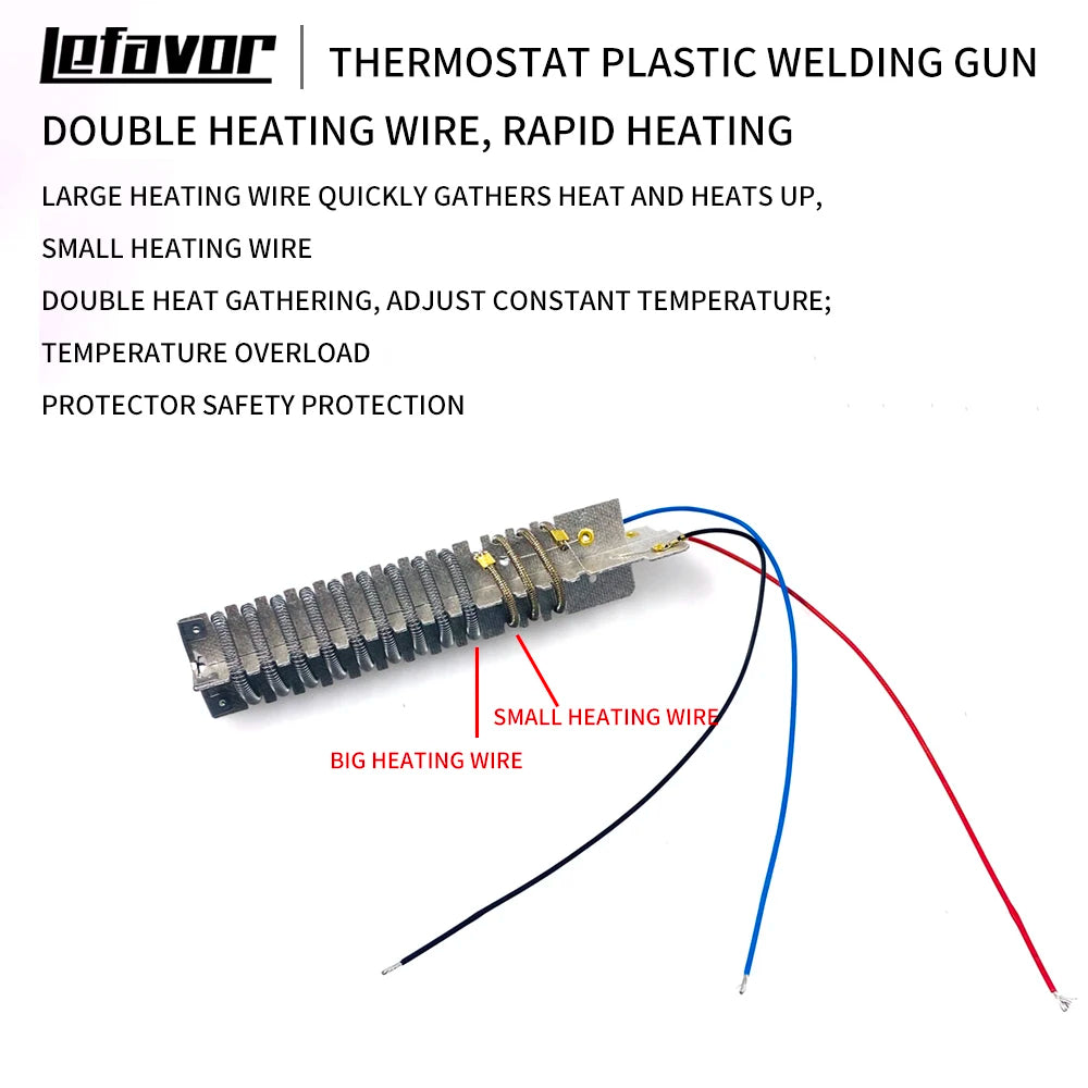 750W hot air gun Heat Gun Adjustable temperature welding gun Auto plastic pipe welding repair tool 100-600 degrees