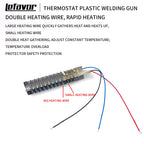 750W hot air gun Heat Gun Adjustable temperature welding gun Auto plastic pipe welding repair tool 100-600 degrees