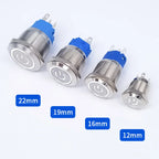 12/16/19/22mm Metal Push Button Switch Momentary Latching Fixed Electric On Off Power Start Stop LED Light 3V 6V 12V 24V 220V