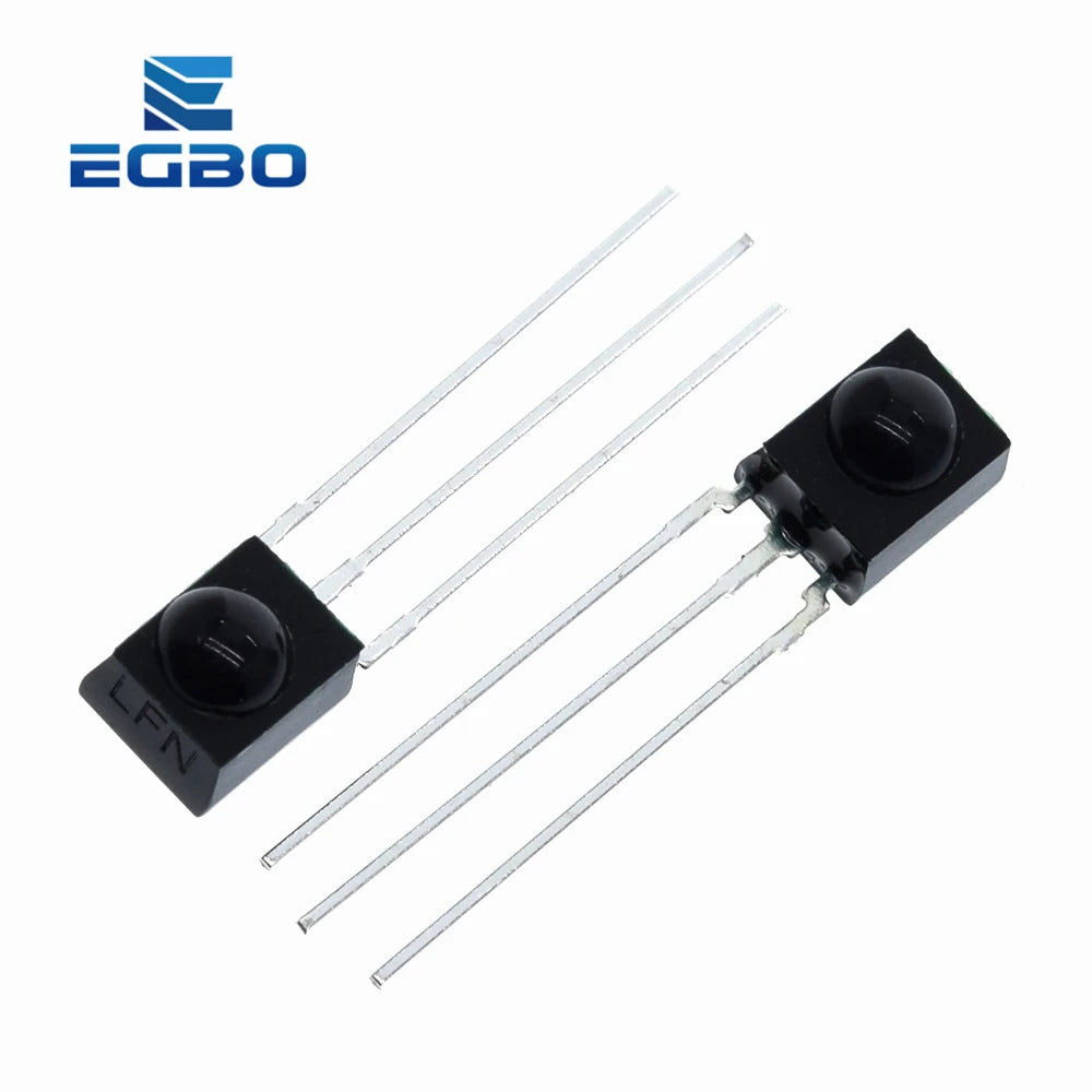 EGBO   High Quality 1Pcs/lot IR Receiver 38 kHz Remote Infrared Module TSOP4838 DIP-3