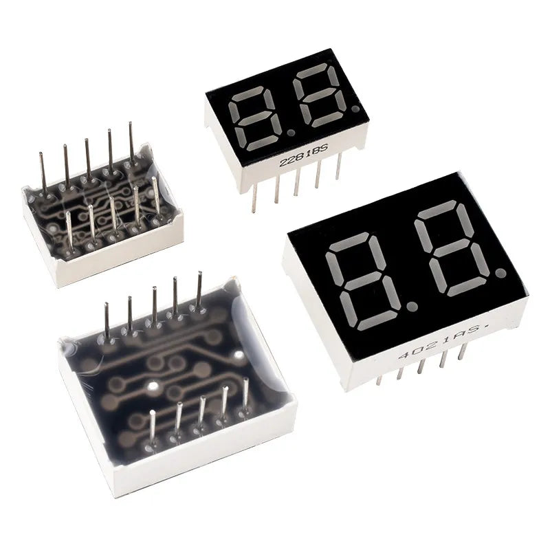 5Pcs 0.28 Inch Digital Tube LED Display 1Bit 2Bit 3Bit 4Bit Display Common Anode / Cathode 0.28"/0.36"/0.4"/0.56" 7 Segment Red