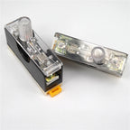 FS-101 Din Rail Mount Single Pole 6X30mm 10A Fuse Holder Glass Fuse Tube Fuse Casing Fuse socket with indicator light FuseHolder