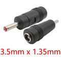 5Pcs DC Connectors 5.5x2.1mm Female to 5.5x2.5 5.5x1.7 6.0x4.4 6.3x3.0 4.8x1.7 4.0x1.7 3.5x1.35mm Male Laptop Power Plug Adapter