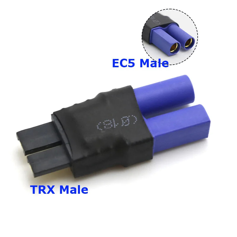 Amass Adapter XT60 to XT90 EC5 EC3 TRX T Deans XT30U Female Male Connectors 4.0mm Banana Plug RC Lipo Battery Control Parts DIY