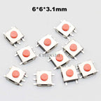 Cltgxdd 10PCS Car Remote Control Touch Switches Push Button Tact Switches for Hyundai, Nissan, Honda, VW, Toyota, Kia, Peugeot