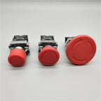 XB2-BS142 XB2-BS442 XB2-BS542 1NC Key Emergency Stop Rotary Push Button Switch 2 Position Locking 22mm Mushroom Head Button