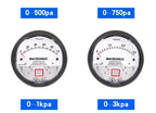 Differential Pressure Gauge Professional Barometer Aluminum Alloy Mechanic Customize Manometer for Medical Equipment Etc.