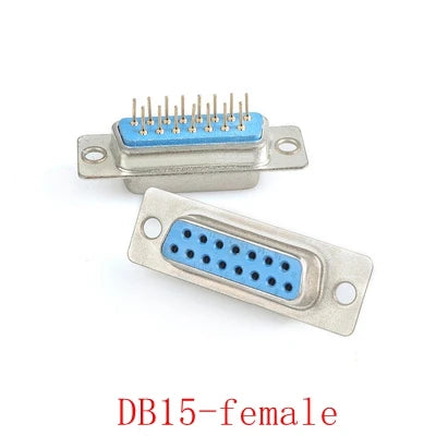 DB9 DB15 DB25 DB37 Male and Female RS232/9/15/25/37 Pin DB plug for welding plate connectors
