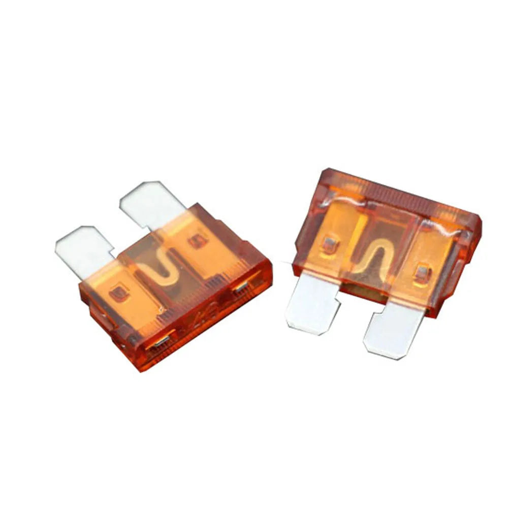10pcs Medium Standard Blade Fuse Insert ZINC Pins 1A 2A 3A 5A 7.5A 10A 15A 20A 30A 40A 50A Refitted For Auto Car Truck