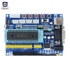 DC 12V PIC16F877A PIC Minimum System Development Board Emulator JTAG ICSP Program Minimum System Microcontroller Module
