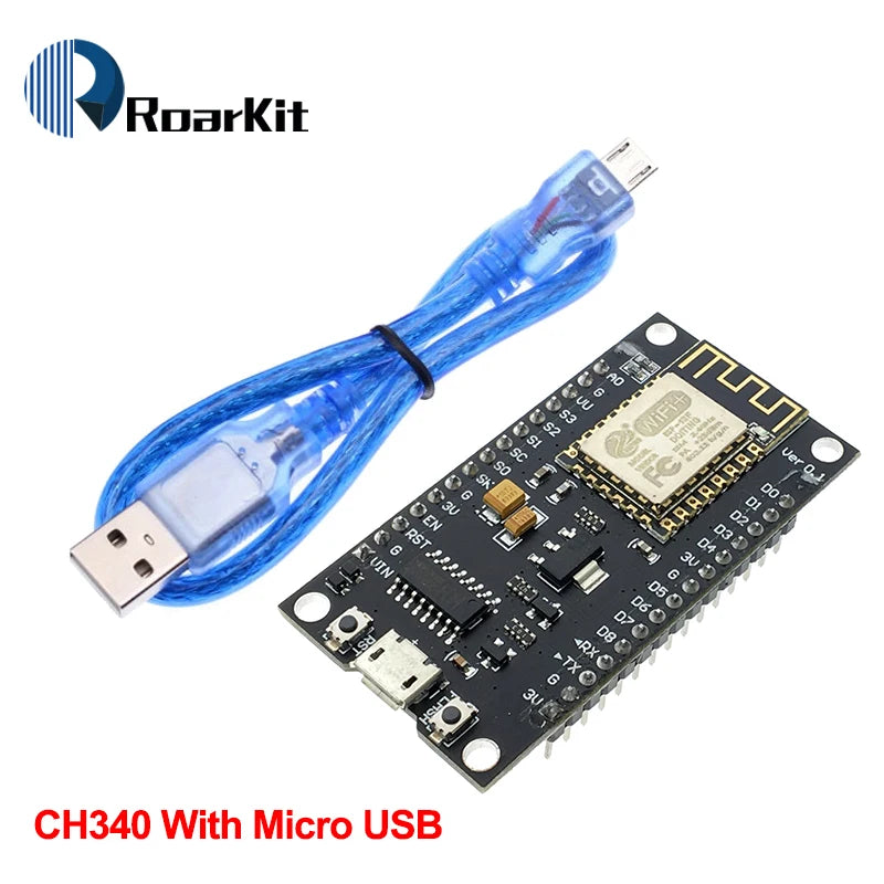 ESP8266 CH340G NodeMcu V3 Lua Wireless WIFI Module Connector Development Board ESP-12E Micro USB CH9102X CP2102 Based L293D