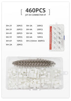 SN-01BM Crimping plier Kit Ratcheting Crimper Tool set with 460pcs 2.54mm JST-XH Connectors for AWG 28-20(0.08-0.5mm²)