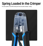 AMPCOM rj45 crimper RJ11 RJ45 Crimping Tool Ethernet Network LAN Cable Crimper Cutter Stripper Plier for 6P 8P RJ-11/RJ-12 RJ-45