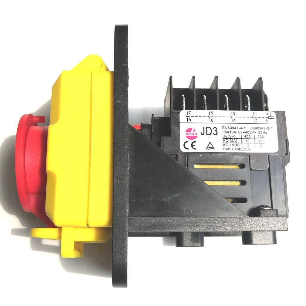 KEDU JD3 230/400V 16/12A Electromagnetic Switch On Off Emergency Stop Pushbutton Switches for Industrial Machine Tool Equipment