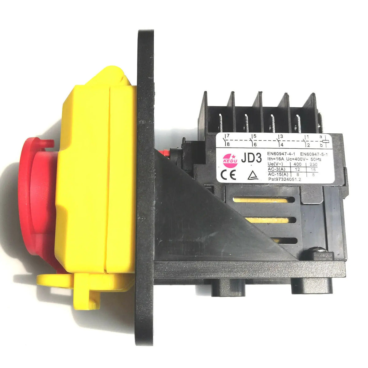 KEDU JD3 230/400V 16/12A Electromagnetic Switch On Off Emergency Stop Pushbutton Switches for Industrial Machine Tool Equipment
