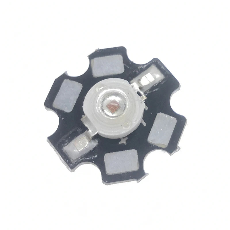 25pcs/100pcs 1W 3W High Power LED Diodes Warm Cold White/Natural White/Red/Green/Blue/Royal Blue With 20mm White Black PCB