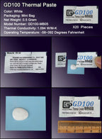100 Pieces 0.5g Mini Bag Packaging GD Brand Series GD900 Thermal Grease Paste CPU Heat Sink Compound MB05