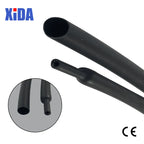 5Meters/Lot Black 1mm 1.5mm 2mm 2.5mm 3mm 3.5mm 4mm 5mm 6mm 8mm 10mm Heat Shrink Tube Heatshrink Tubing Wire Sleeving Wrap Kits