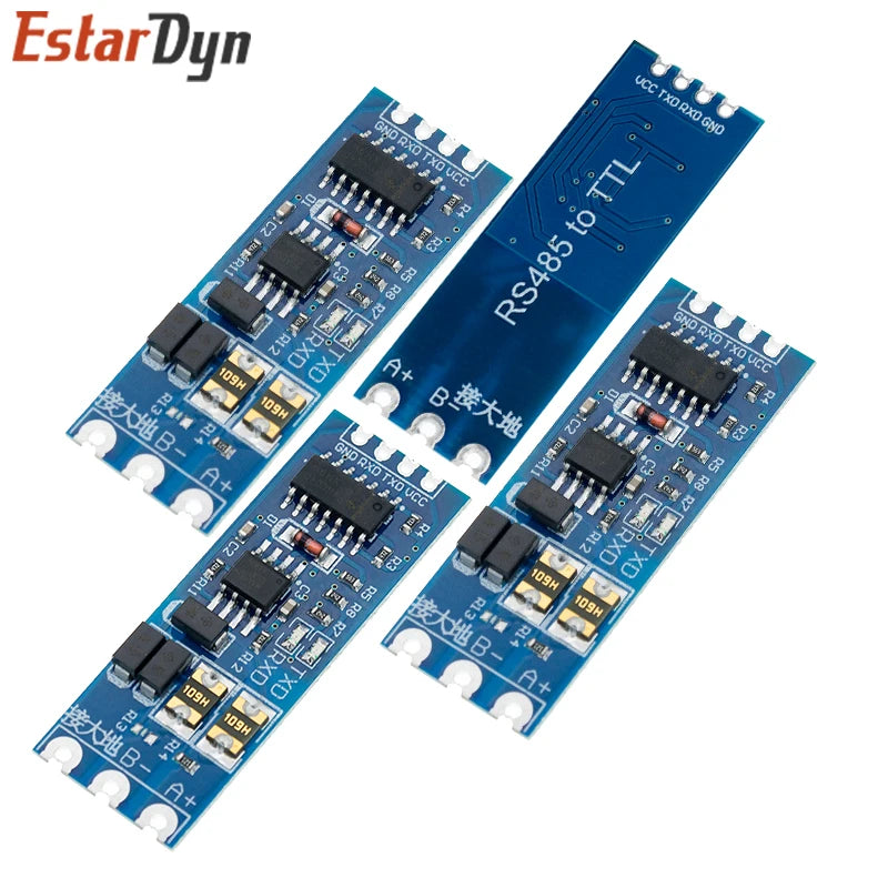 TTL Turn To RS485 Module Hardware Automatic Flow Control Module Serial UART Level Mutual Conversion Power Supply Module 3.3V 5V