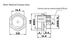 1/5Pcs GX16 2/3/4/5/6/7/8 Pin 16mm Circular Aviation Male Socket Plug Wire Panel Connector Adapter