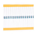 20PCS 1W Metal Film Resistor 1% Five-color Ring Power Resistor 0.1~1M 2 4.7 10R 47 100 220 360 470 1K 2.2K 10K 22K 4.7K 100K Ohm