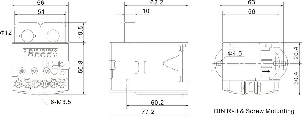 Samwha-Dsp EOCR-SSD Digital Electronic Overload Relay Motor Protector Thermal Overload Relay