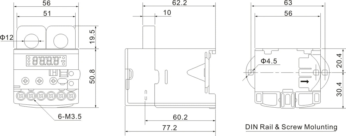 Samwha-Dsp EOCR-SSD Digital Electronic Overload Relay Motor Protector Thermal Overload Relay