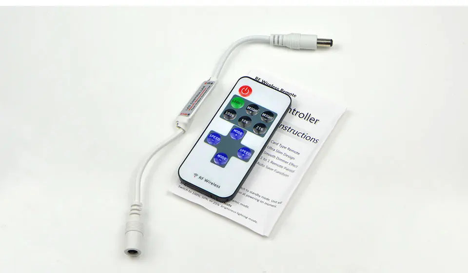 DC 12V LED Strip Single Color Controller RF Remote Control  17keys For monochrome 5050 2835 SMD LED Strip Light