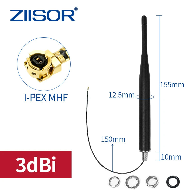 LoRa 915 MHz Antenna for Meshtastic 900M Omnidirectional 915MHz LoRawan Antenna High Gain Long Range RP SMA Male Router Aerial