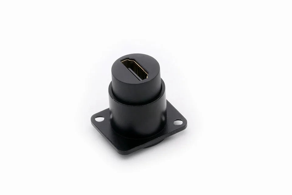 1PC D Type Chassis Connector, D Female Socket Panel Mounted Connector HDMI-Compatible