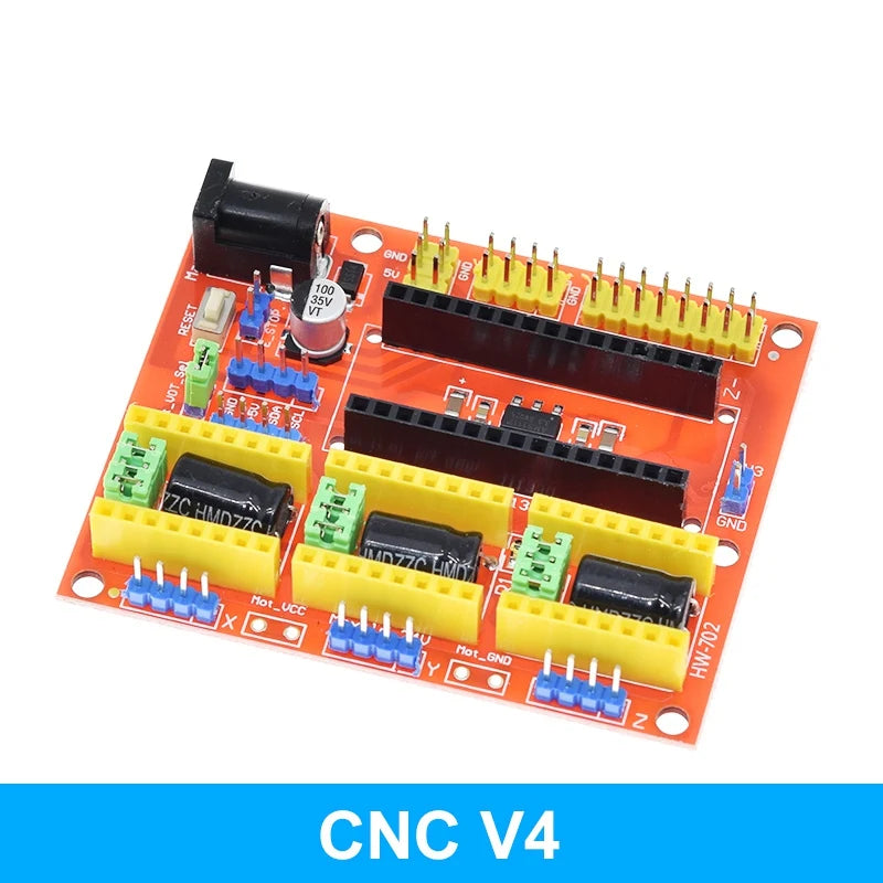 TZT 1/3PCS New CNC Shield V4 shield V3 Engraving Machine / 3D Printer / A4988 Driver Expansion Board for arduino Diy Kit