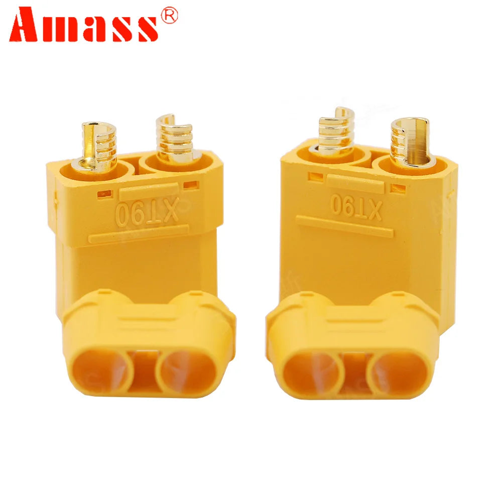 Amass XT90 Plug Male Female Battery Connectors 4.5mm Gold Plated Banana Plug For RC Lipo Car Airplane Drone Truck Toy