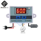 W3005 220V 12V 24V Digital LED Display Humidity Controller Hygrometer Temperature Control Switch Hygrostat  SHT20 Sensor Probe