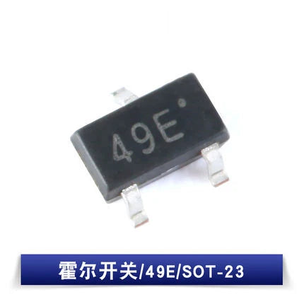 10PCS S49E 49E 44E SOT-23 Hall Effect Sensor Switch Hall Element SOT23 SS49E A3144E SOT AH49E HAL3144 High Sensitivity In Stock